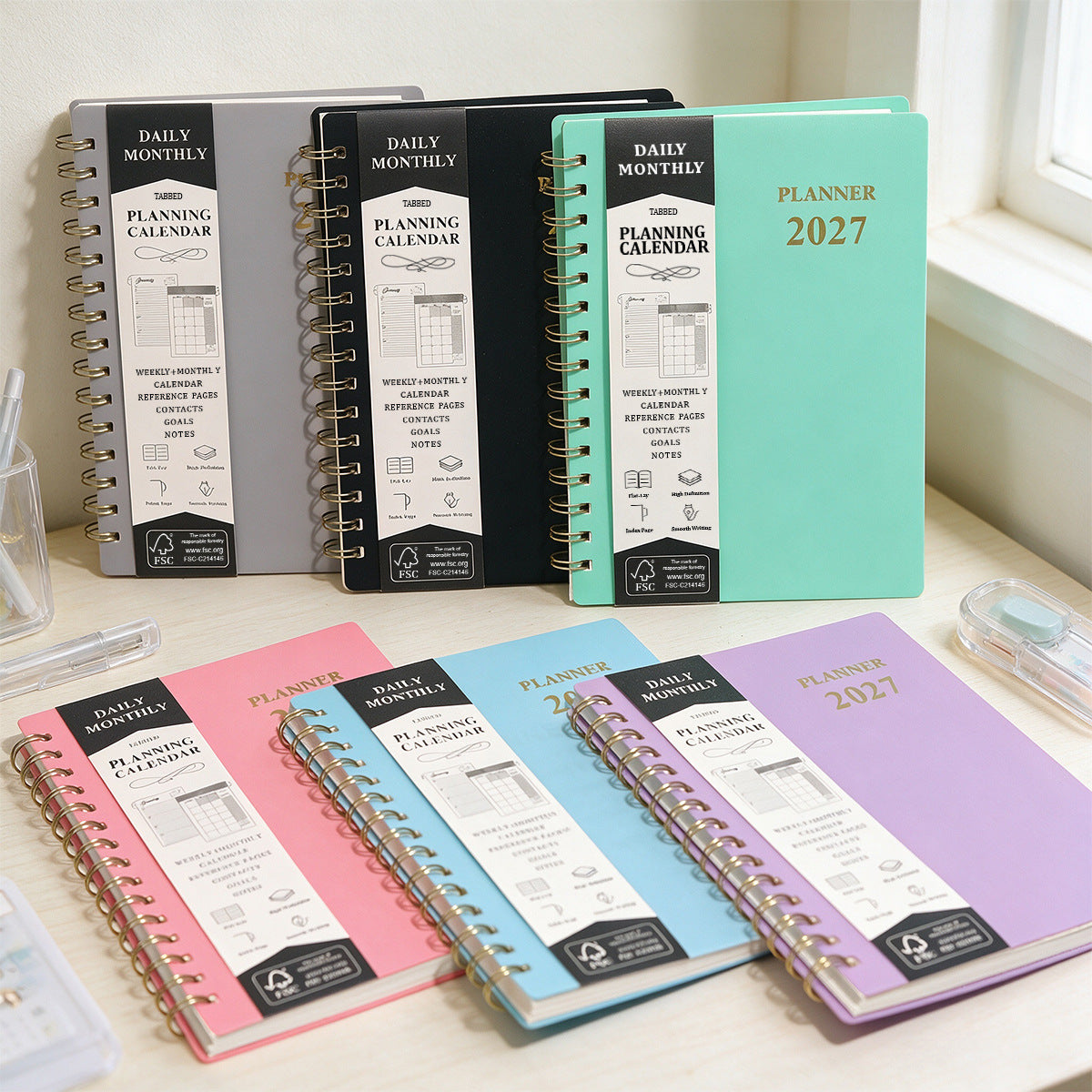Ravoreli 2027 A5 PP-Cover Spiral Planner - product image 3