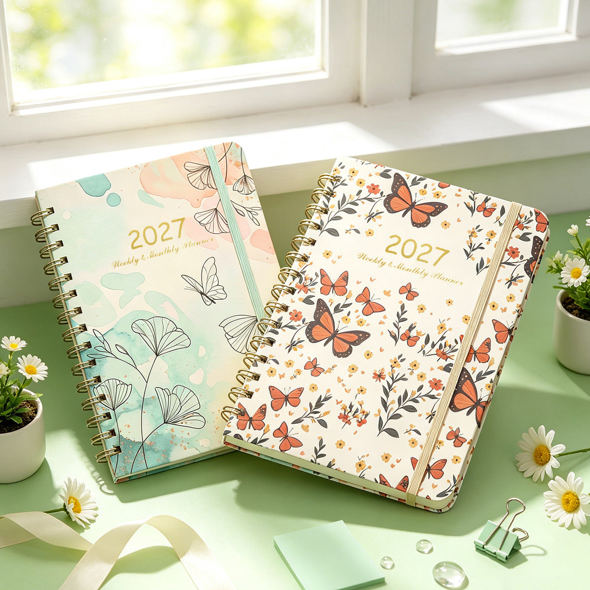 Ravoreli 2027 Floral A5 Spiral Planner - product image 1