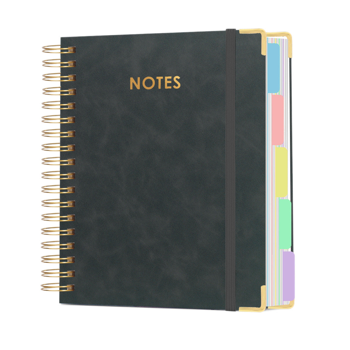 Ravoreli A5 Spiral Notebook with Elastic Band - product image 1