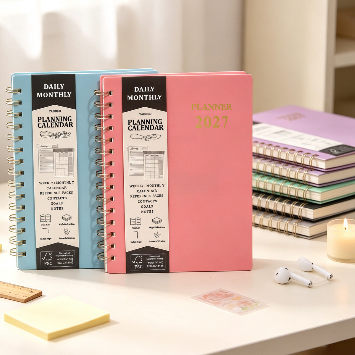 Ravoreli 2027 A5 PP-Cover Spiral Planner - product image 1