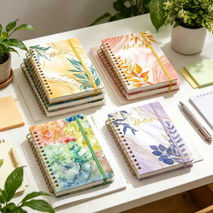 Ravoreli A5 Floral Hardcover Lined Notebook - product image 1